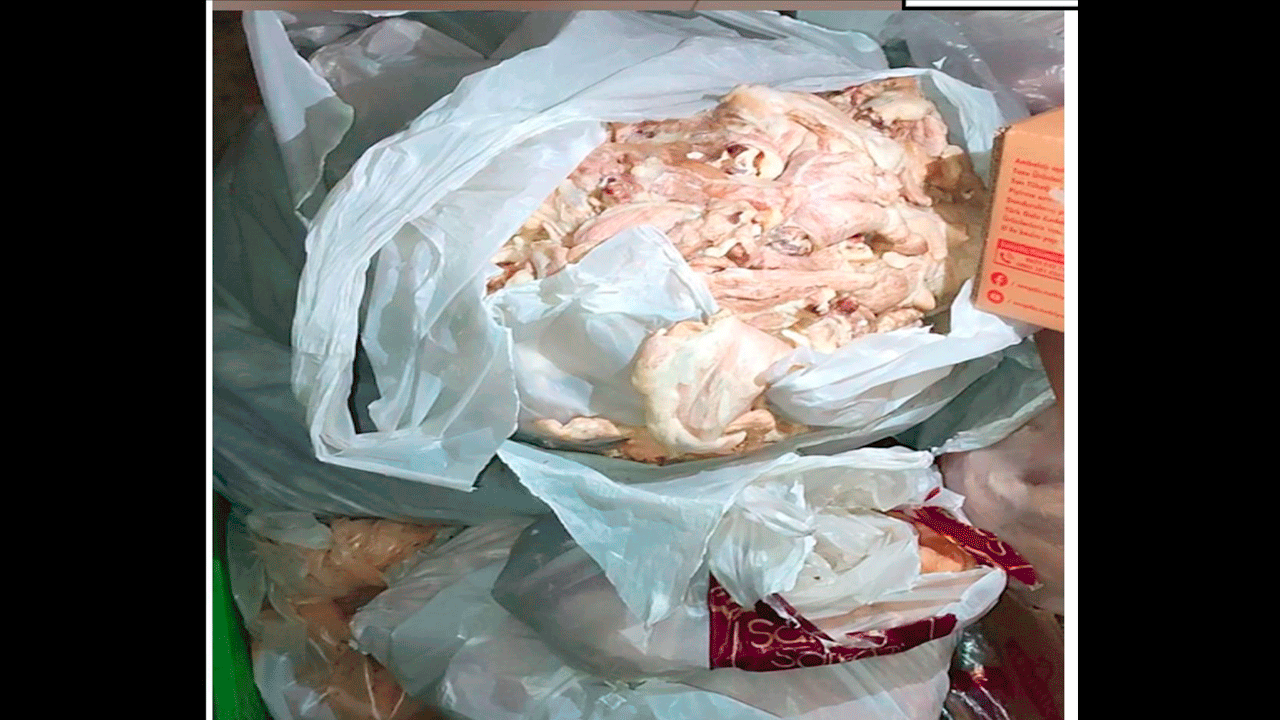 345 kilogram bozulmuş, kokuşmuş, küflenmiş etin cezası 21 bin lira