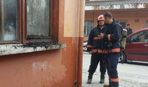 Havalandırma borusunda yangın çıktı