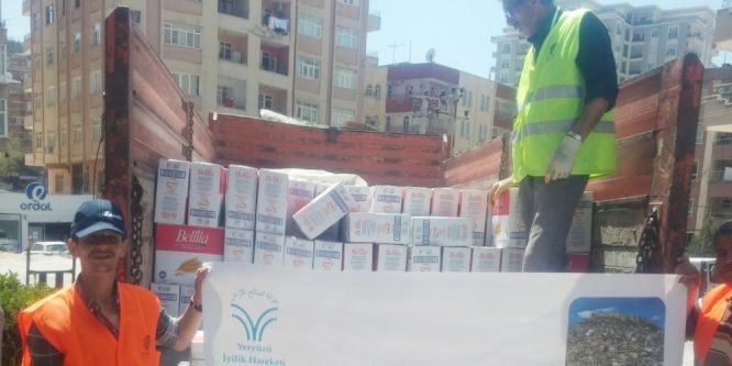 Mardin’deki Suriyelilere Ramazan yardımı