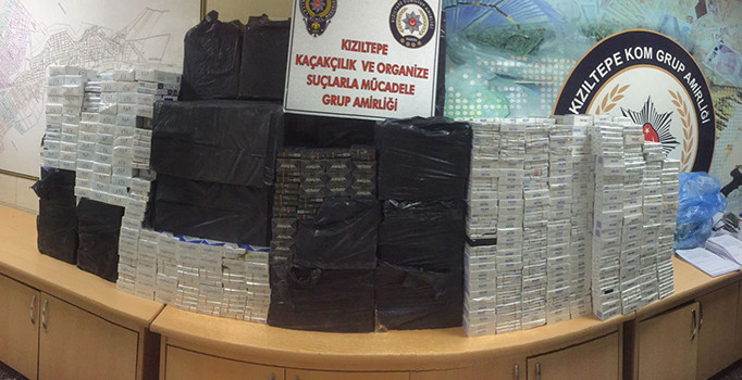 35 bin paket kaçak sigara ele geçirildi