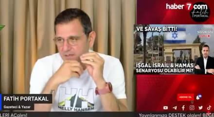 35 bin şehide de mi saygın yok! Fatih Portakal’dan skandal Hamas sözleri