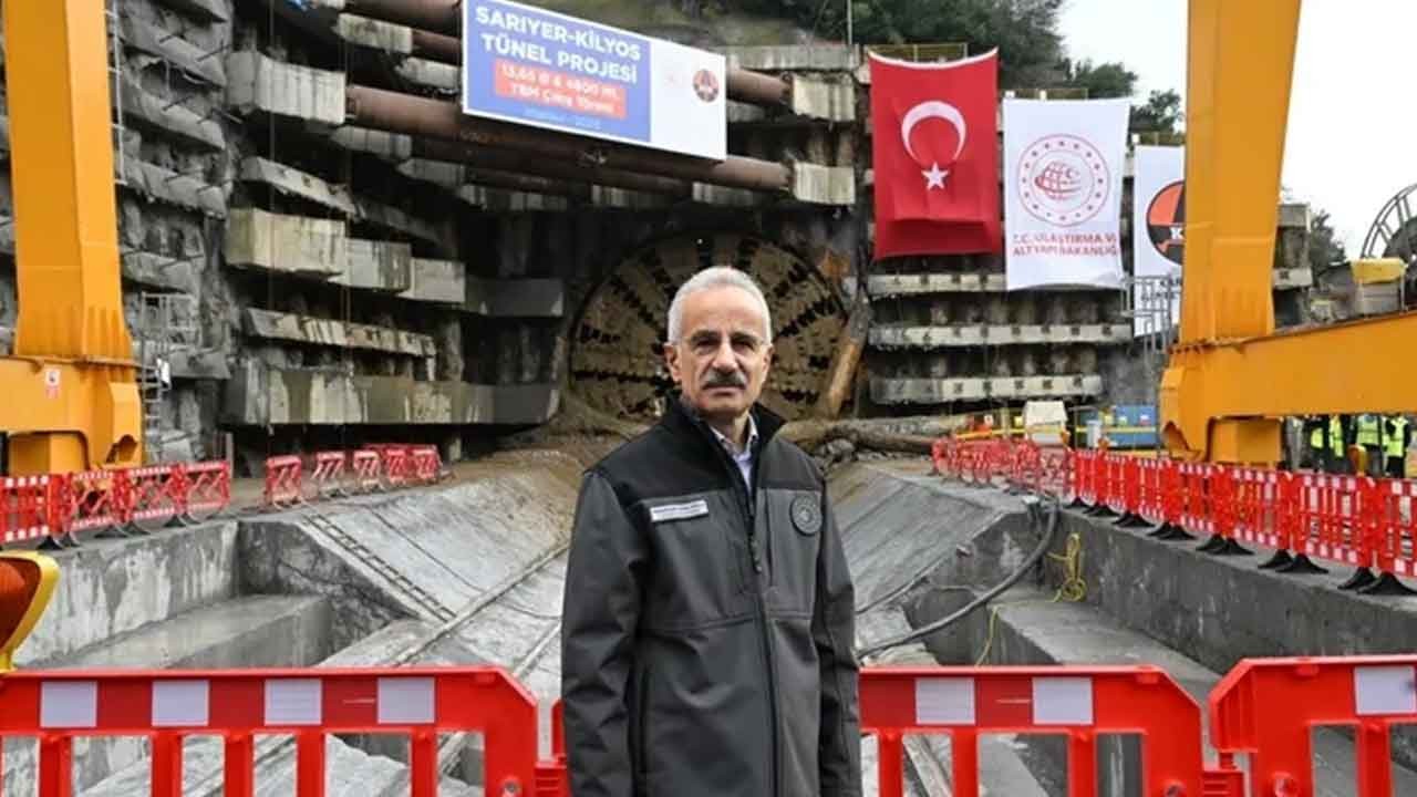 35 dakikalık çile bitiyor! Bakan Uraloğlu Sarıyer-Kilyos Tüneli için müjdeyi verdi: İşte açılış tarihi