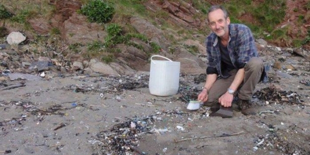 35 poşet çöp topladı! İçinden çıkanlar şaşırttı