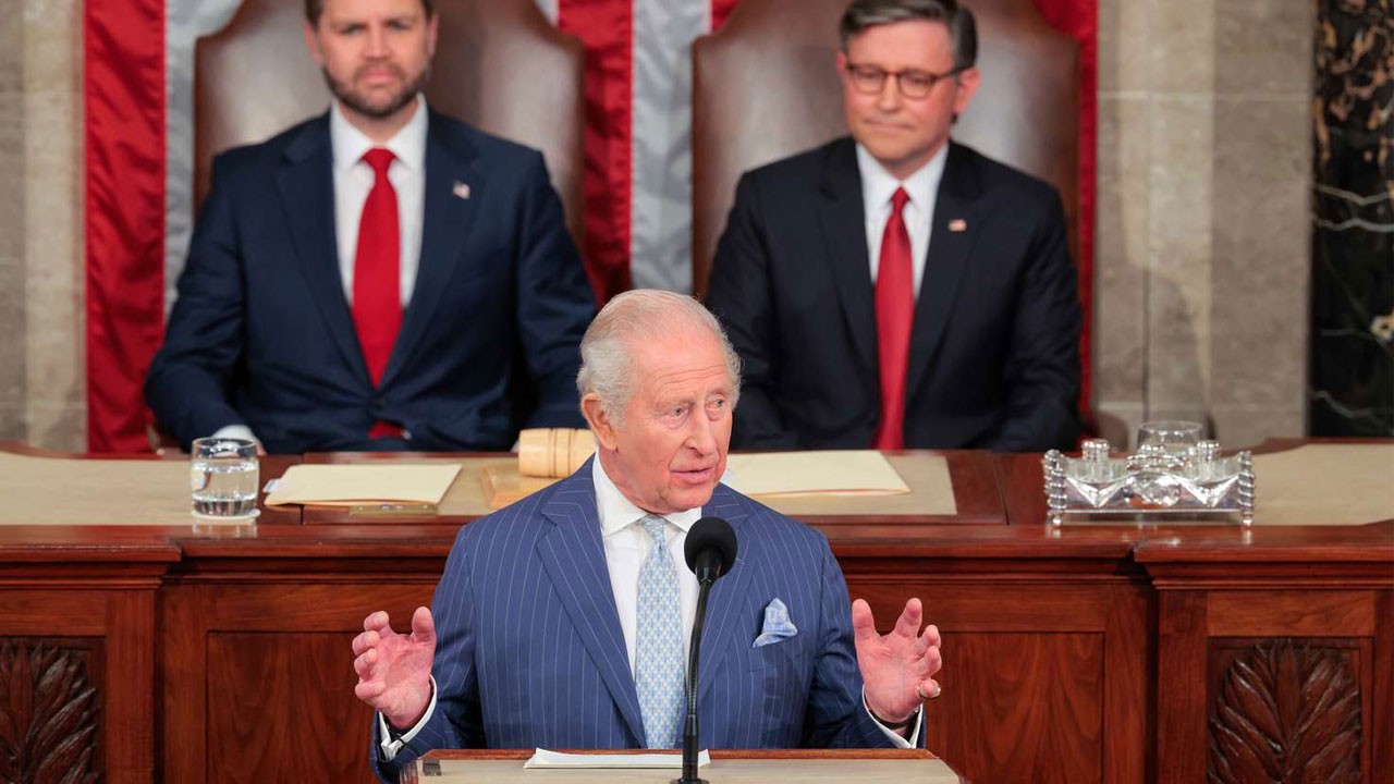 35 yıl sonra aynı kürsüde! Kral Charles’tan ABD Kongresi’nde "tehlikeli çağ" uyarısı