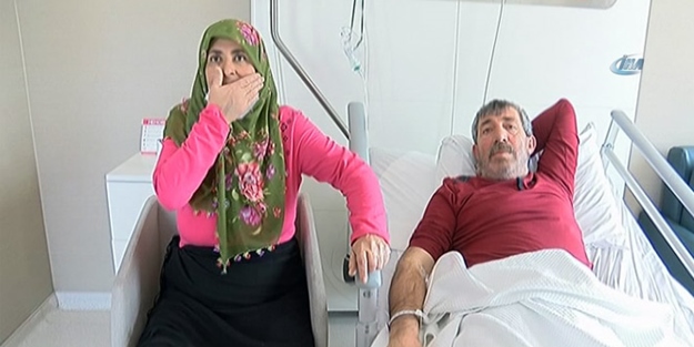 35 yıllını verdiği eşine böbreğini de verdi