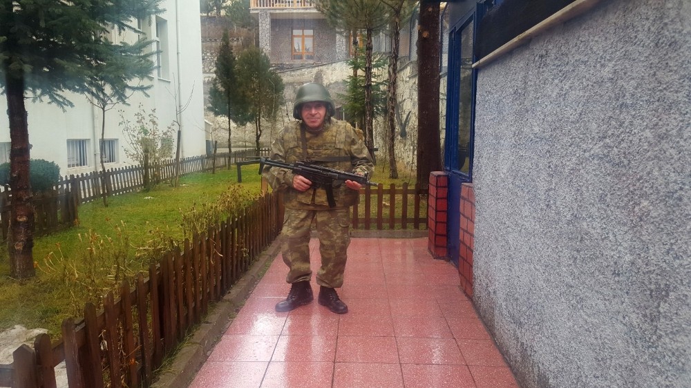 36 yıllık askerlik hayali gerçek oldu 