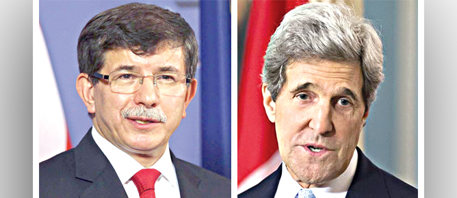 Davutoğlu’ndan Kerry’ye tepki