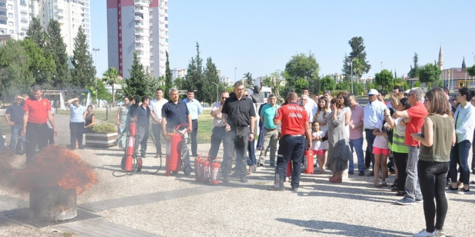Çukurova’da yangın tatbikatı