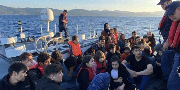 37 kaçak göçmen daha yakalandı