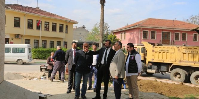 Gürsu’nun tarihi meydanına bakım