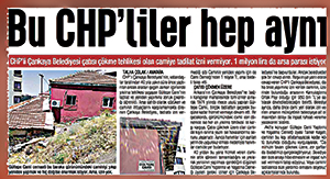 Akit yazdı, halk sahip çıktı