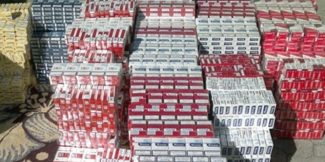 3 bin paket kaçak sigara ele geçirildi