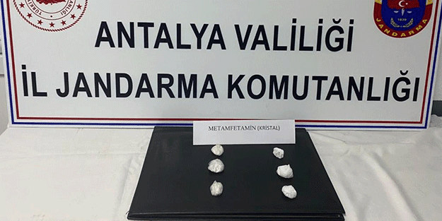 38 gram metamfetamin ele geçirildi