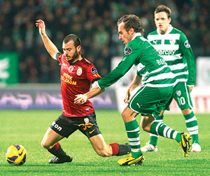 Aslan Bursa’da takıldı