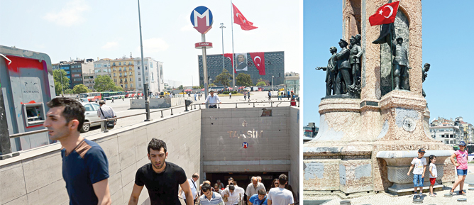 Taksim’de hayat normale dönüyor