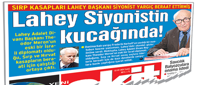 Lahey’de Siyonist ABD ittifakı