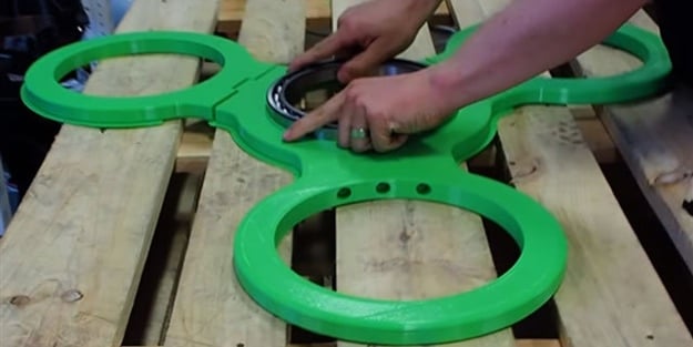 3B yazıcıyla dev stres çarkı yaptı!