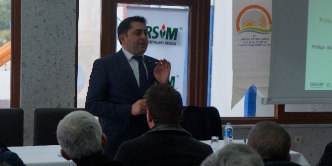 Lapseki’de tarım sigortası bilgilendirme toplantısı