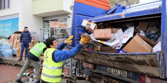 Başiskele’de geri dönüşüm ve atık toplama çalışmaları devam ediyor
