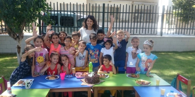 Saruhanlılı miniklerin açık hava şöleni