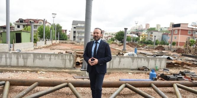 Alikahya’da kapalı pazar çalışmaları sürüyor