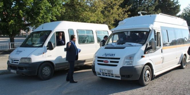 Sungurlu’da öğrenci servisleri denetlendi