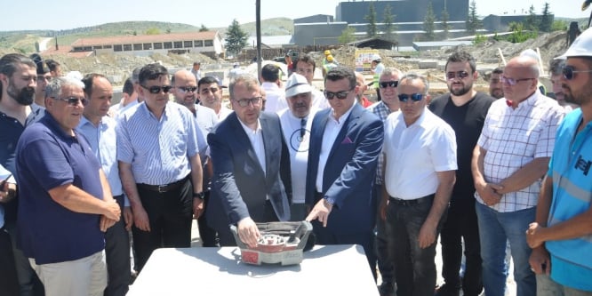 Kapalı Pazar yerinin temeli atıldı