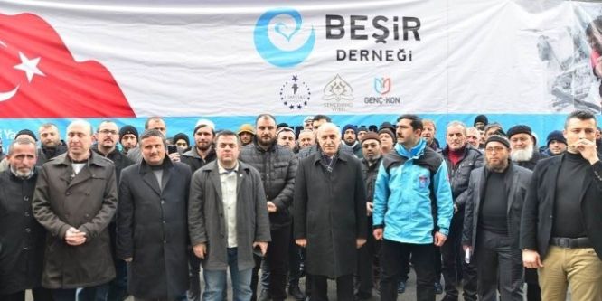 Samsun’dan Halep’e 8 tır yardım gönderildi