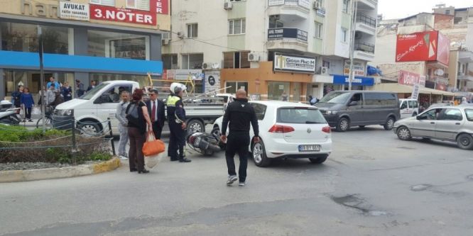 Kuşadası’nda trafik kazası; 1 yaralı