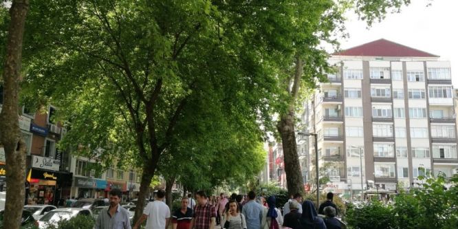 Havalar ısındı vatandaşlar çarşıya akın etti