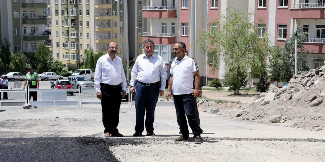 Viyadük bağlantı yoluna giden yol asfaltlandı