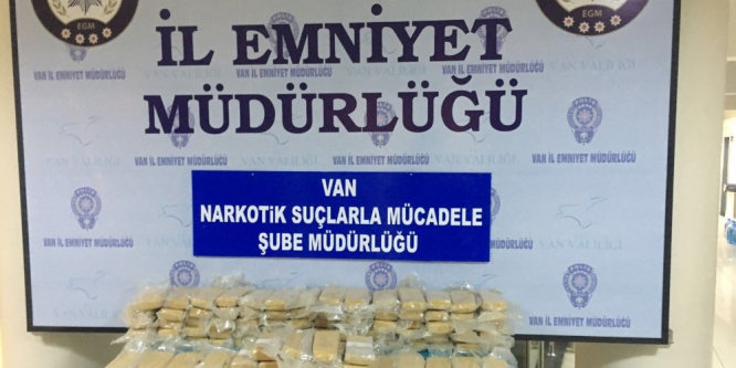 78 kilo eroin ele geçirildi