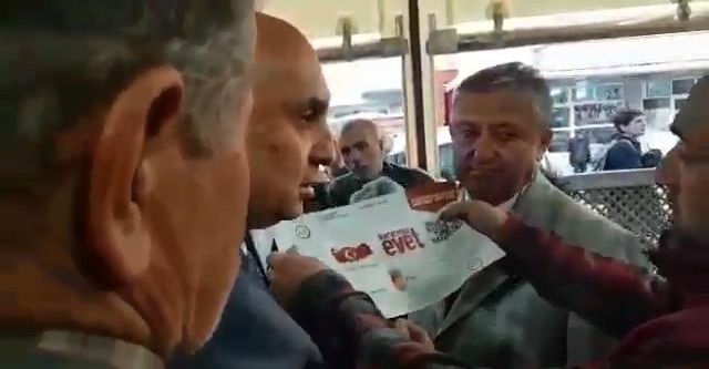 CHP’li vekil, kahvede vatandaşlarla tartıştı