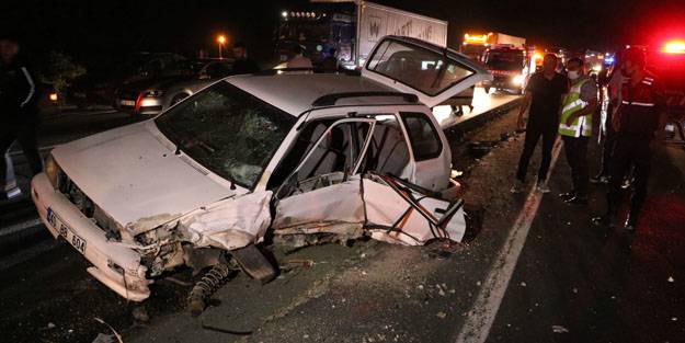 4 aracın karıştığı zincirleme kaza: 7 yaralı