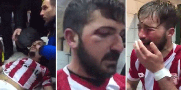 4 futbolcuyu soyunma odasında acımasızca dövdüler!
