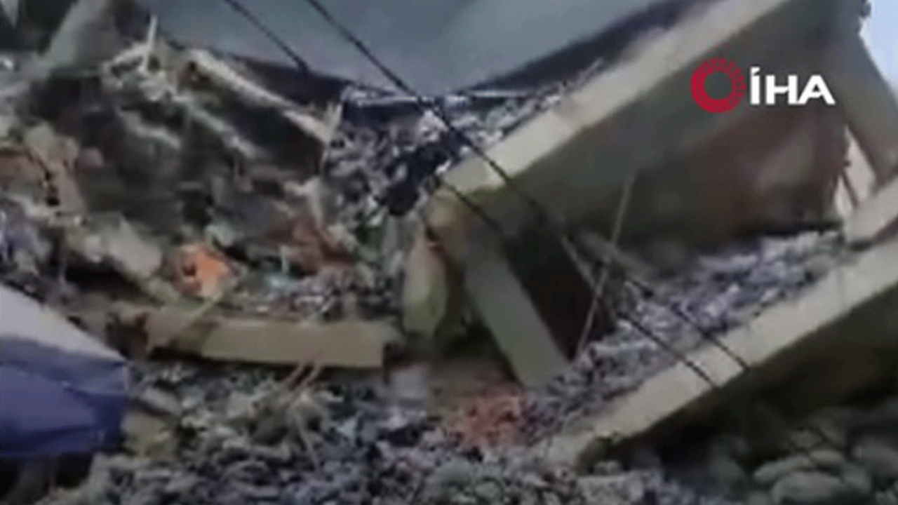 4 katlı bina yıkıldı! Çok sayıda ölü ve yaralı var!