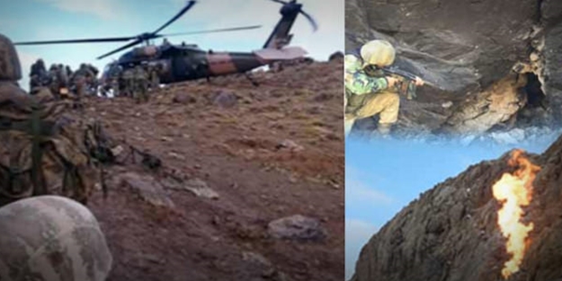 40 gün süren operasyon böyle görüntülendi!