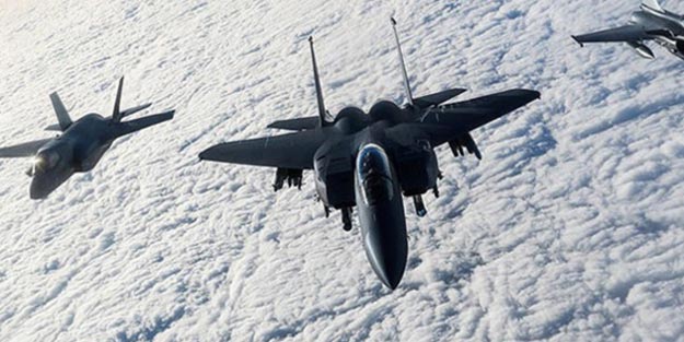 40 jet Rusya'ya karşı havalandı! 