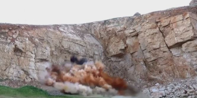 Mardin’de ele geçirilen patlayıcı imha edildi