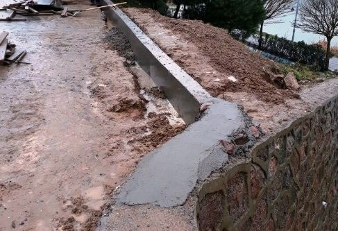 Gölkay Park’a korkuluk inşa ediliyor