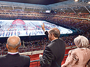 Olimpiyatların provasını yapıyoruz