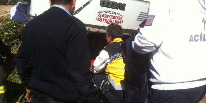 Kamyonetin takla attığı kazada 1 kişi öldü