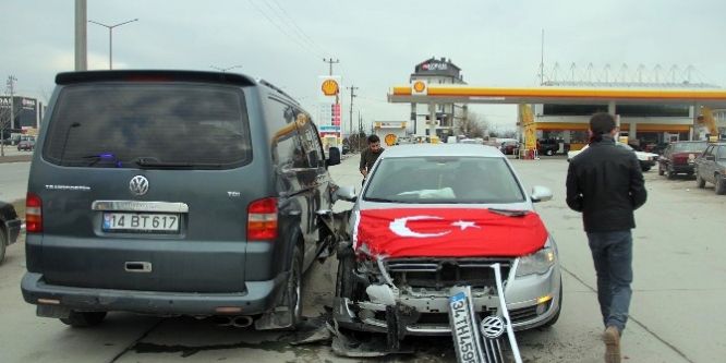 Bolu’da trafik kazası; 1 yaralı