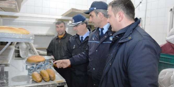 Fırıncılara gramaj denetimi yapıldı