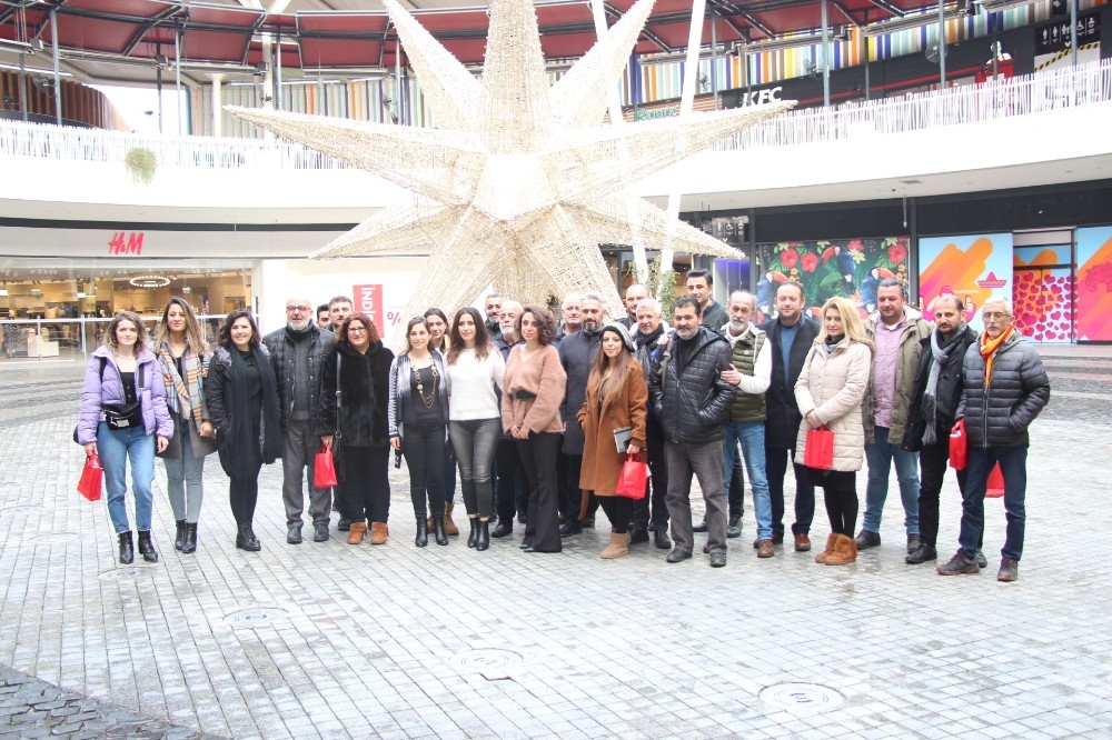 41 Burda AVM gazetecileri ağırladı 