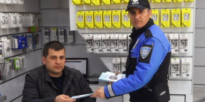 Emniyetten broşürlü uyarı
