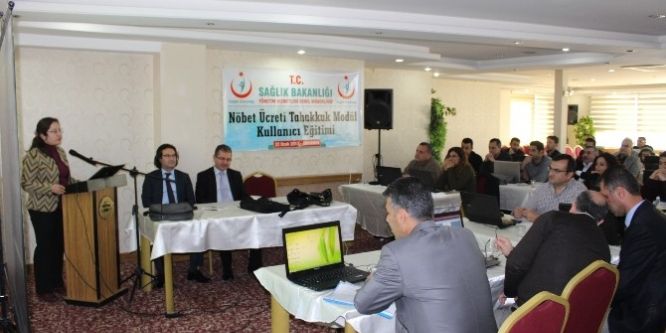 Nöbet ücreti tahakkuk modül kullanıcı eğitimi verildi