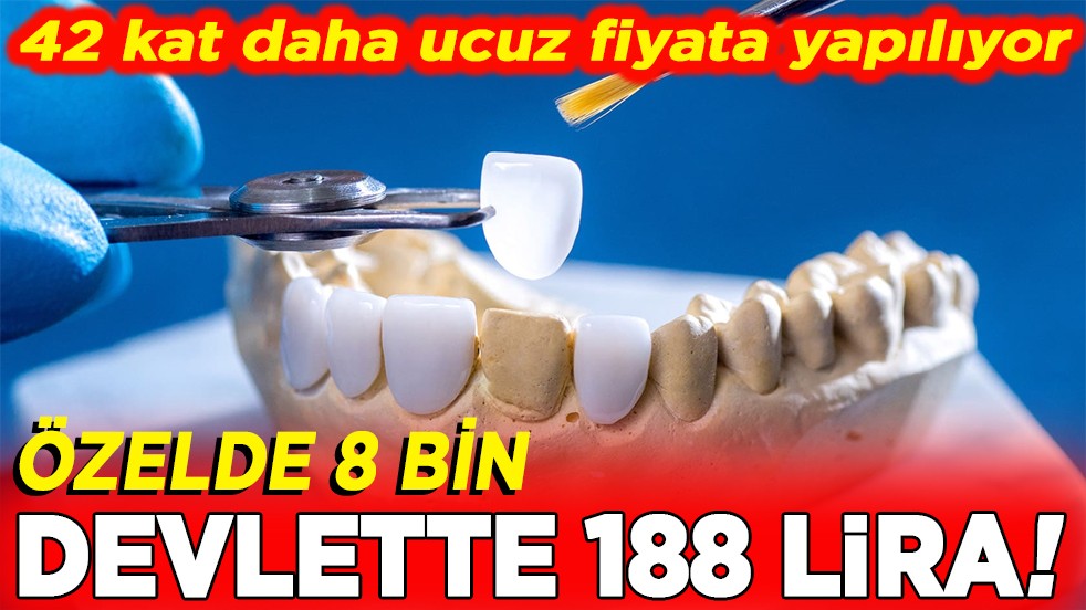 42 kat daha uygun fiyata yapılıyor. Özelde 8 bin devlette 188 lira