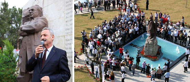 CHP’li belediye paraları heykele yatırdı