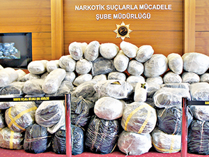 TIR’da 1 ton esrar